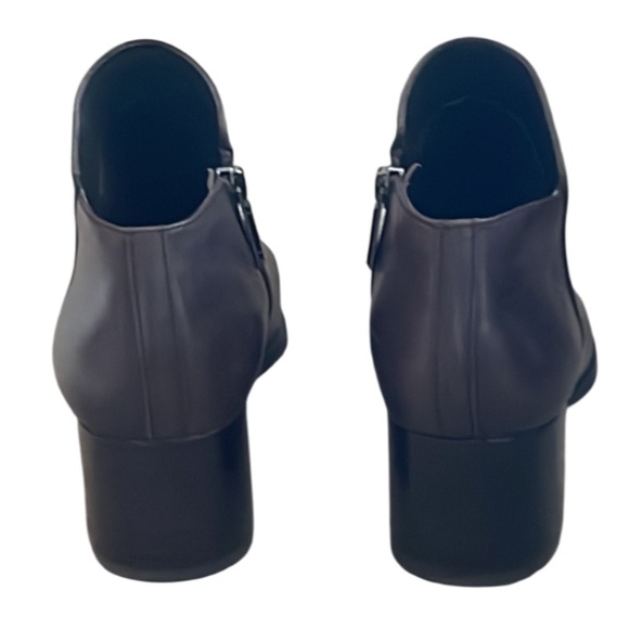 Karl Lagerfeld Brown Ankle Boots with Elastic Panel, Pointed Toe, Zippers - Picture 4 of 14